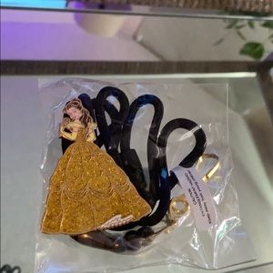 Disney beauty and the beast lanyard